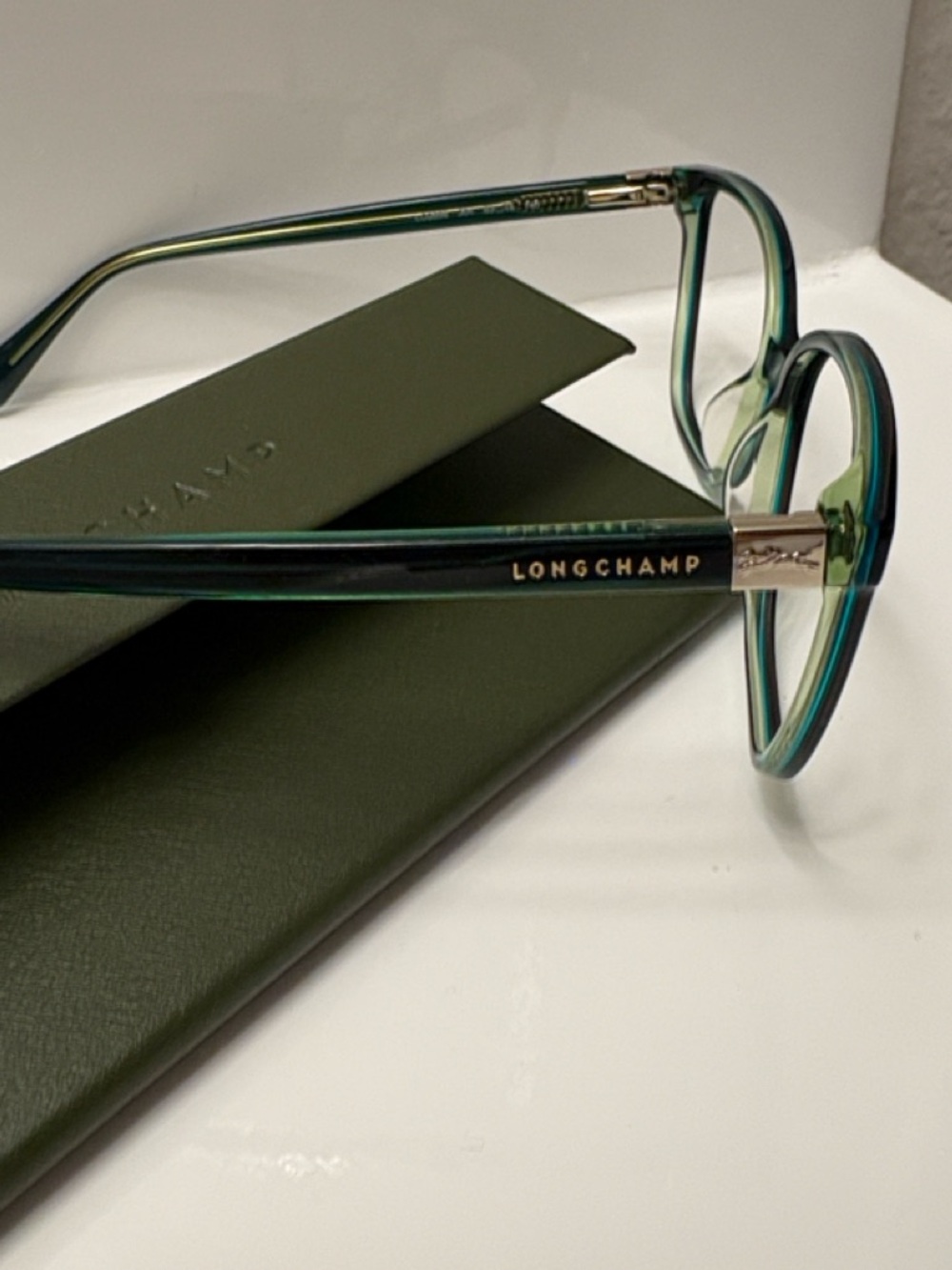 Longchamp Translucent Green Eyeglasses